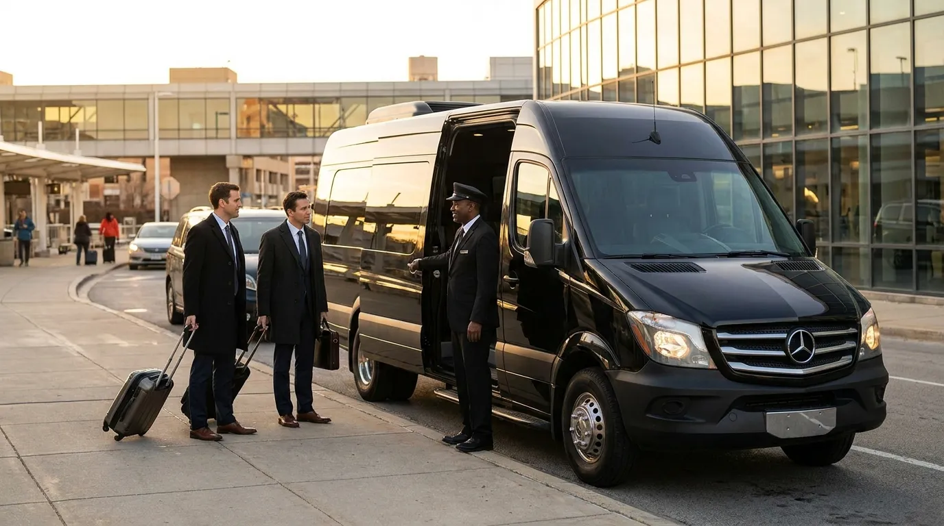 airport shuttle chicago reliable o hare midway transfers 1776999718332