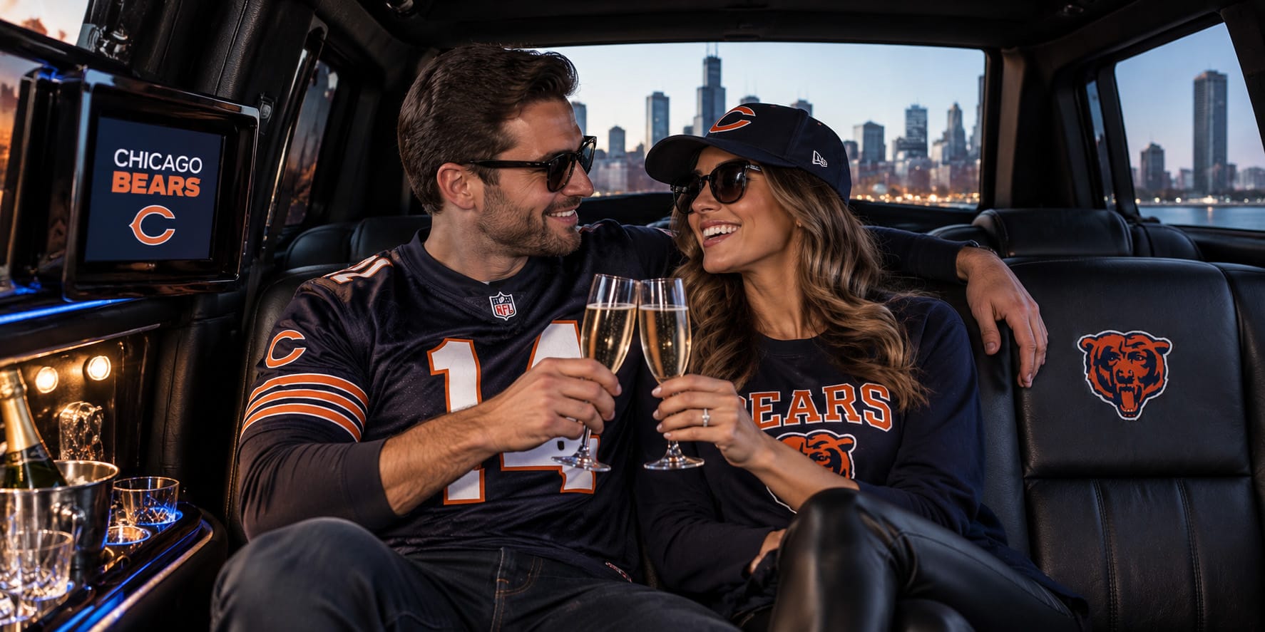 Chicago Bears Luxury Limo Service 2